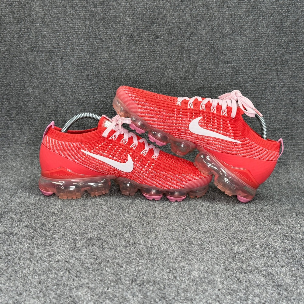 Nike Air VaporMax Flyknit 3 Running Shoes Women's 9.5‎ Track Red Magic Flamingo - Picture 8 of 13